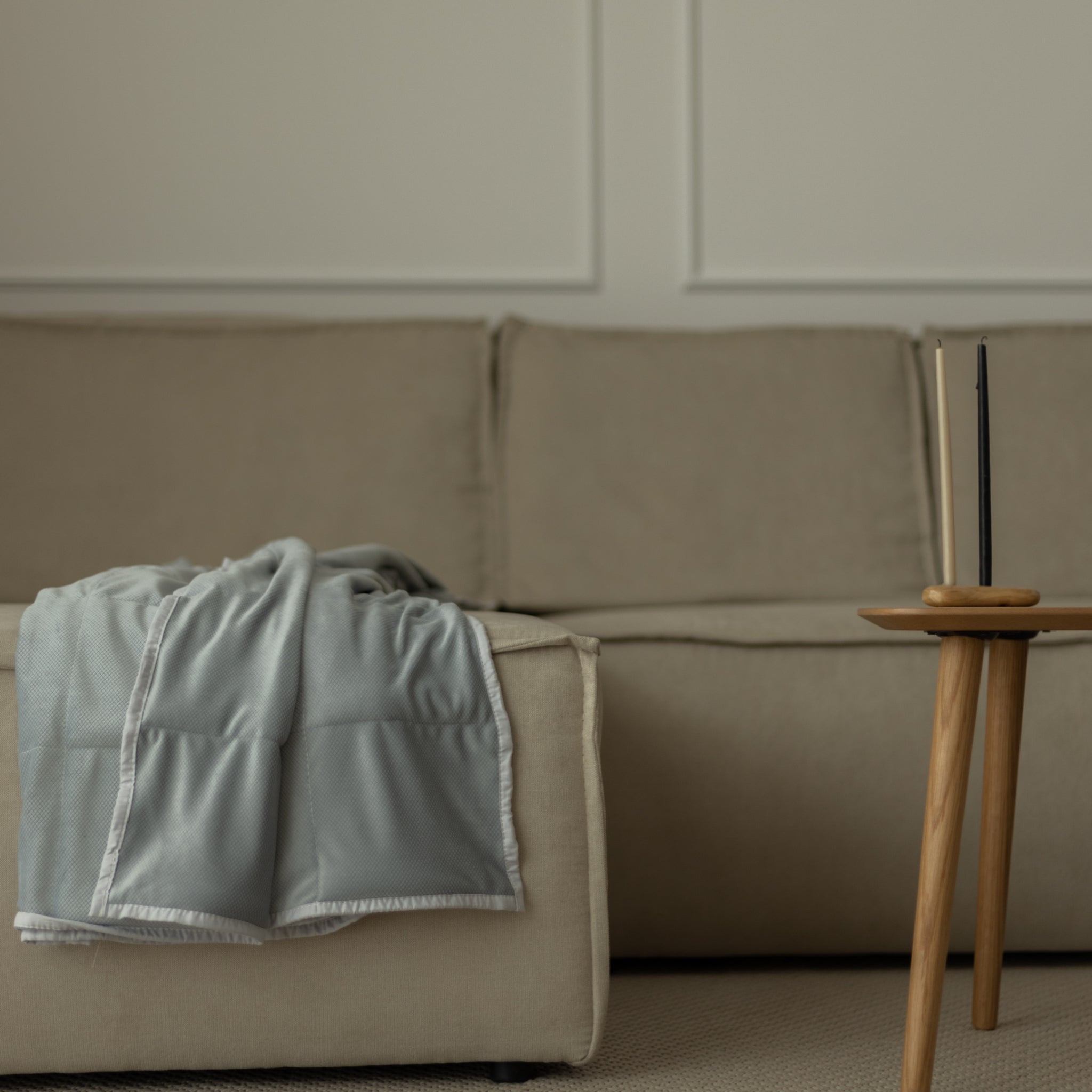 Couverture lestée pour le yoga et la méditation