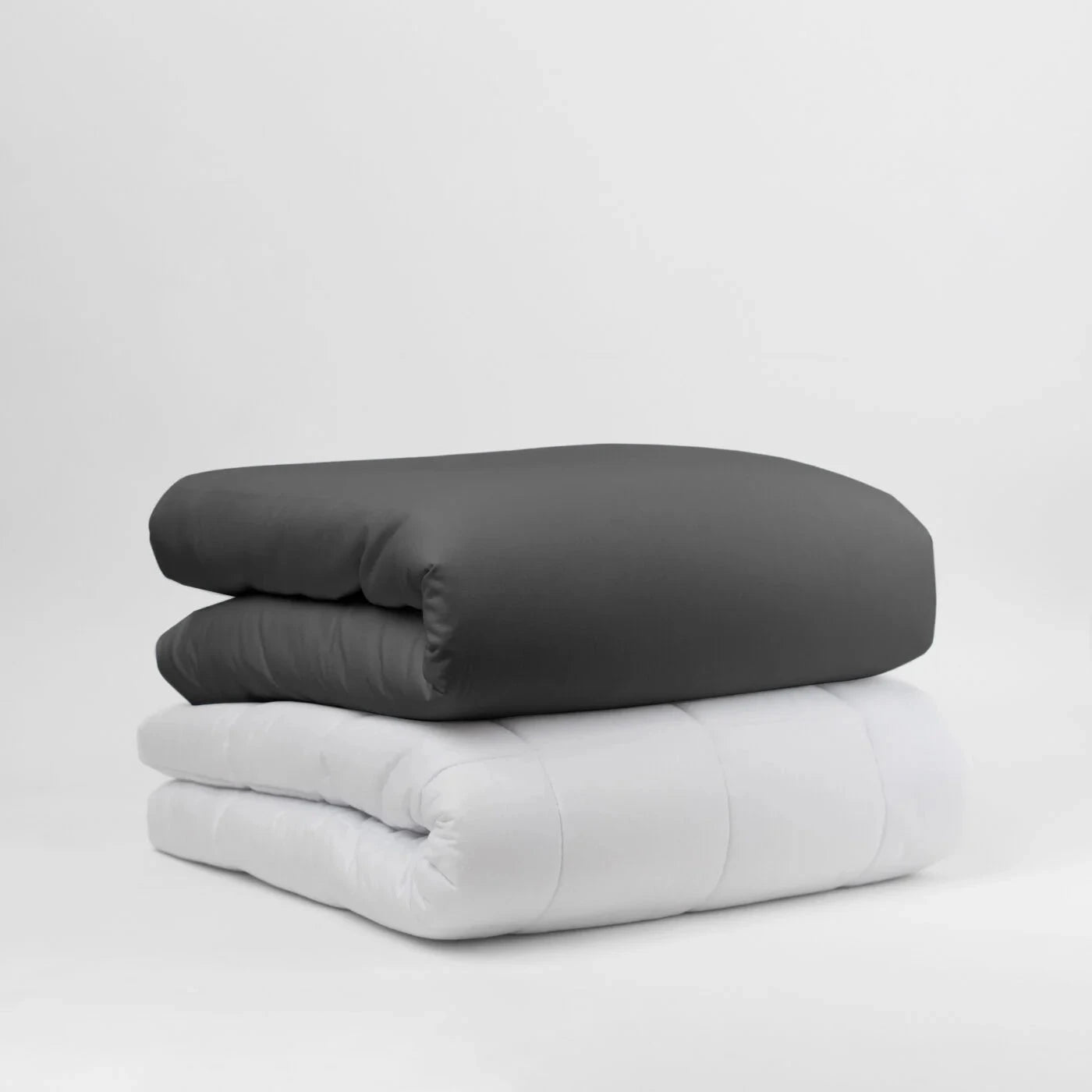 Couverture lestée Gravity Basic, housse coton coloris gris foncé