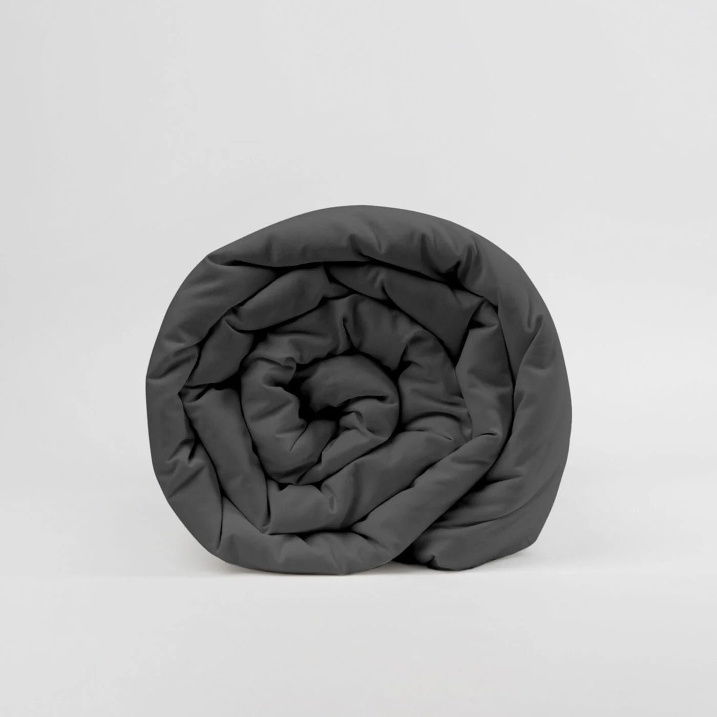 Couverture lestée Gravity Basic, housse coton coloris gris foncé