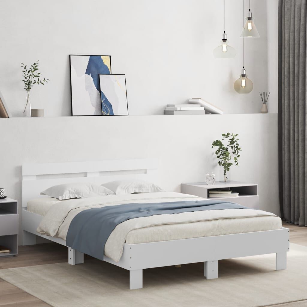Sommier en bois avec LED blanc