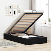 Sommier coffre en tissu noir, photo produit #Couleur_Noir