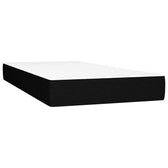 Matelas à ressorts ensachés mi-ferme 20 cm, housse noire, photo produit #Couleur_Noir