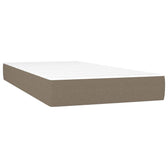 Matelas à ressorts ensachés mi-ferme 20 cm, housse taupe, photo produit #Couleur_Taupe