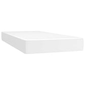 Matelas à ressorts ensachés mi-ferme 20 cm, housse blanche, photo produit #Couleur_Blanc
