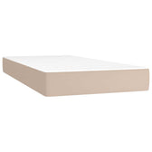 Matelas à ressorts ensachés mi-ferme 20 cm, housse cappuccino, photo produit #Couleur_Cappuccino