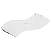 Matelas en mousse confort moyennement doux, coloris blanc et gris, épaisseur 24 cm, photo produit #Couleur_Blanc et gris