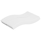 Matelas enfant en mousse 80 x 160 cm, épaisseur 16 cm, coloris blanc, photo produit #Couleur_Blanc