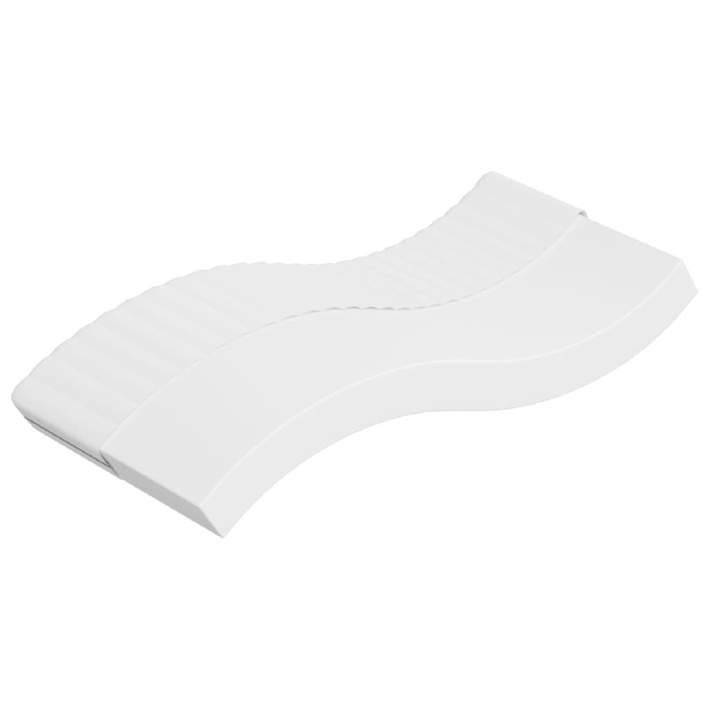 Matelas en mousse confort moyennement doux, coloris blanc, épaisseur 16 cm, photo produit #Couleur_Blanc