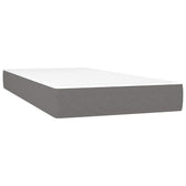 Matelas enfant à ressorts ensachés mi-ferme 80 x 160 cm, coloris gris foncé, photo produit #Couleur_Gris foncé
