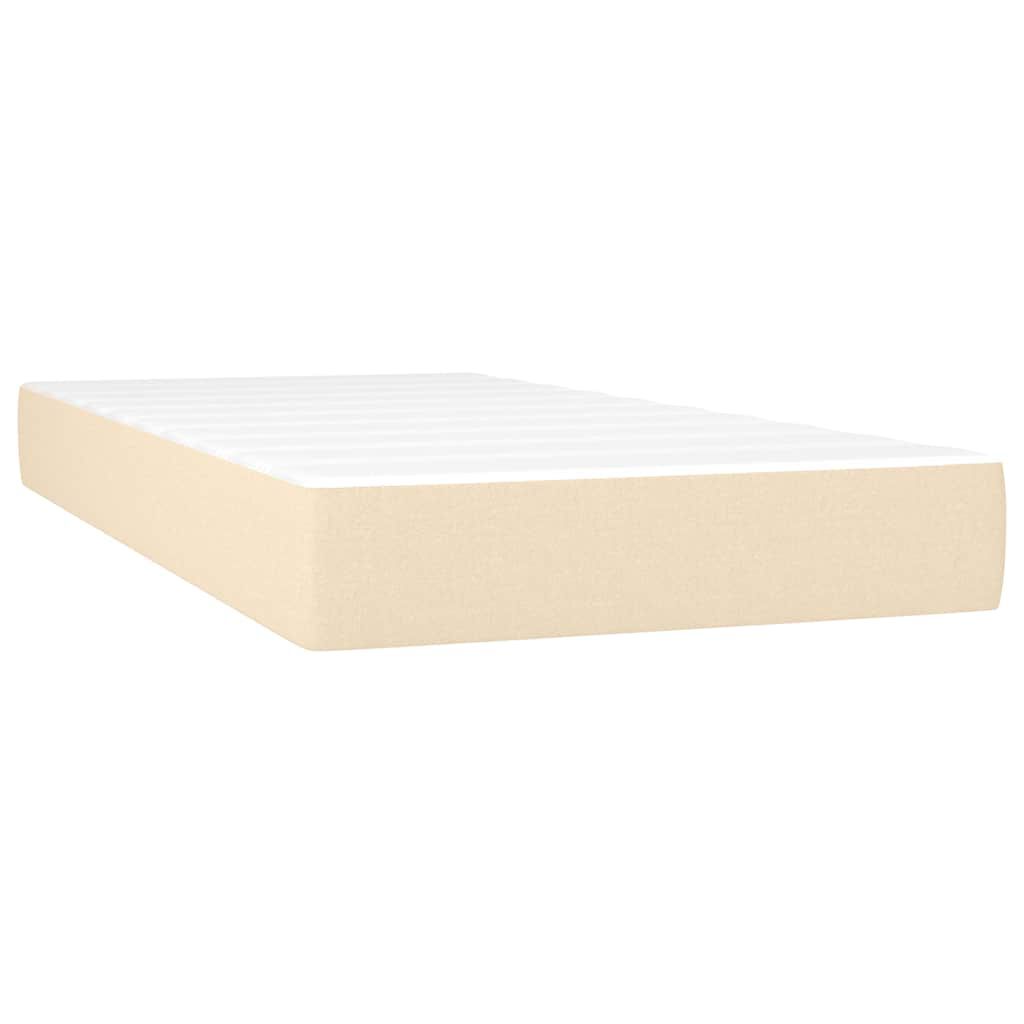Matelas enfant à ressorts ensachés mi-ferme 80 x 160 cm, coloris crème, photo produit
