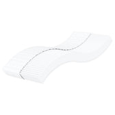 Matelas enfant en mousse 80 x 160 cm, épaisseur 17 cm, coloris blanc, photo produit #Couleur_Blanc