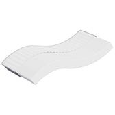 Matelas enfant en mousse 80 x 160 cm, épaisseur 16 cm, coloris blanc et gris, photo produit #Couleur_Blanc et gris