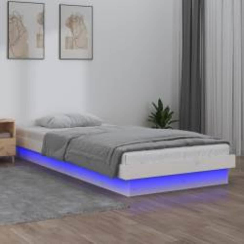 Sommier en pin massif avec LED blanc