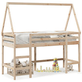 Lit cabane surélevé modèle A #Modèle_Modèle A