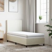 Matelas en mousse confort moyennement doux, coloris blanc, épaisseur 16 cm, autre vue #Couleur_Blanc