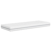 Matelas en mousse confort moyennement doux, coloris blanc, épaisseur 16 cm, vue complémentaire #Couleur_Blanc