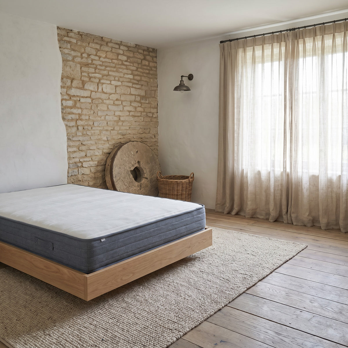 Matelas en mousse 20 cm, mi-doux, chambre de jour