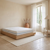 Matelas moyennement ferme avec couche de coco, housse jacquard, chambre de jour