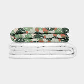 Couverture lestée Balance® Kids à motifs, coloris Monstera brillant #Couleur_Monstera brillant