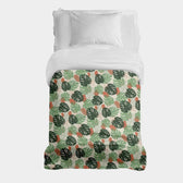 Couverture lestée Balance® Kids à motifs, coloris Monstera brillant #Couleur_Monstera brillant