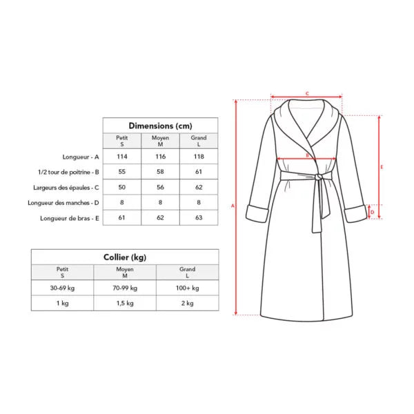 Peignoir lesté Balance®