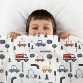 Couverture lestée Balance® Kids à motifs, coloris Véhicules #Couleur_Véhicules
